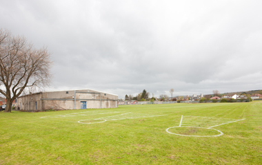 The site of the new school in Dumbarton